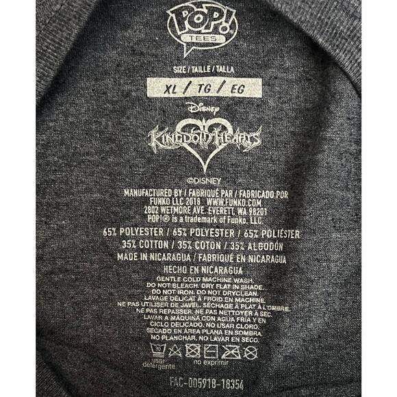 Funko Pop! Tees Disney Kingdom Hearts T-Shirt | XL | New Limited Edition 2018 - Picture 5 of 11